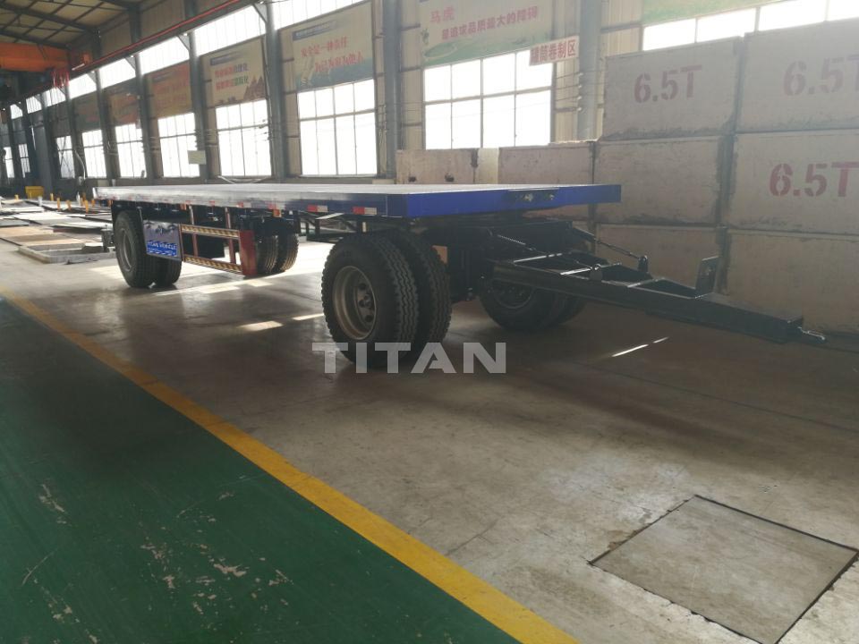 Drawbar Flatbed  trailers 