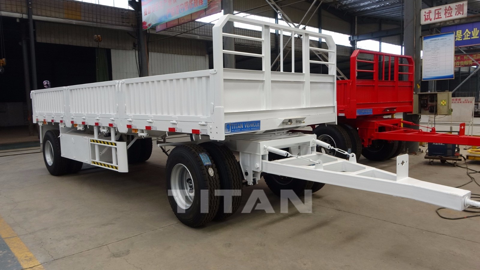 Drawbar sidewall semi trailer 