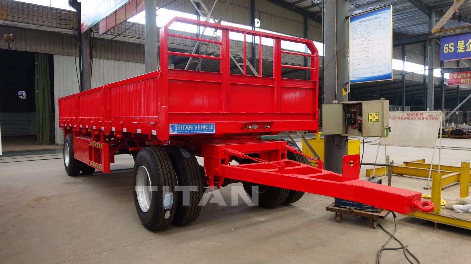 Drawbar sidewall semi trailer 