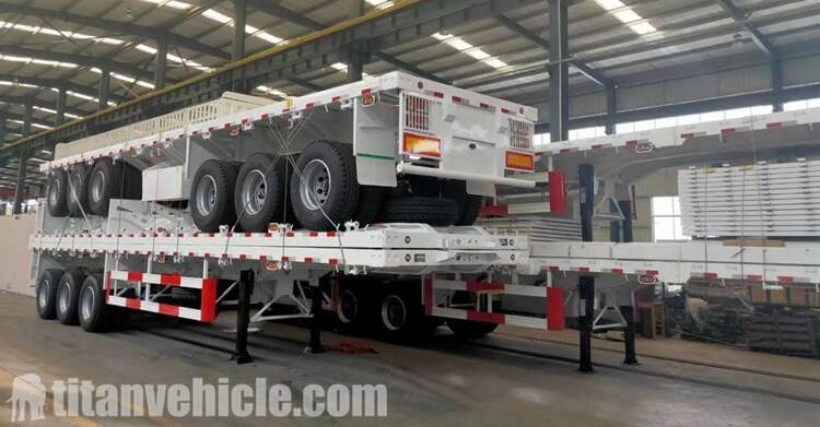 3 axle cargo semi trailer for sale in Tanzania