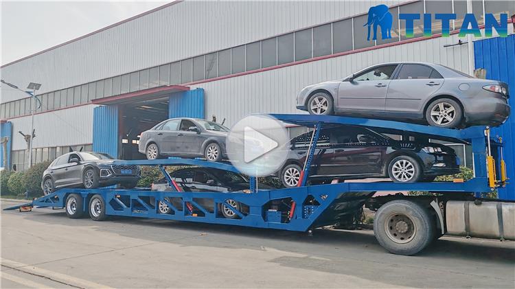Double Deck Car Transport Trailer for Sale In Uzbekistan