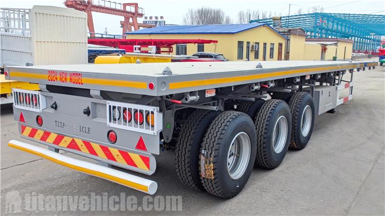 60T Tri Axle Flat Deck Trailer for Sale In Jamaica