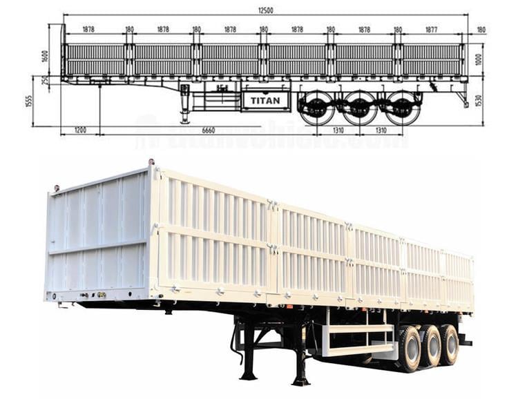 Sideboard Trailer for Sale | Truck Trailer with Side Board - TITAN Vehicle