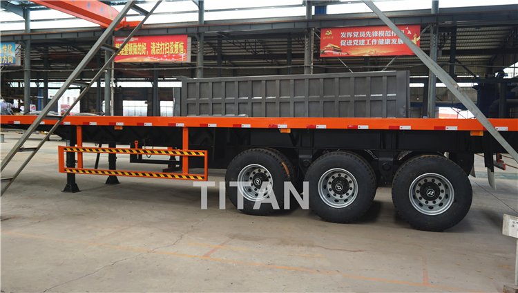 40 Foot Flatbed Semi Trailer for Sale in Malawi Manufacturers - TIATN Vehicle