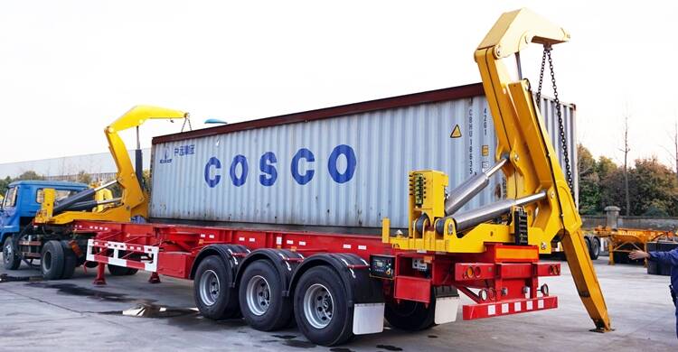 20/40ft container side loader semi trailer
