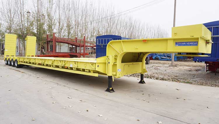 Hydraulic 4 Line 8 Axle Low Bed Trailer for Sale near me in Zambia