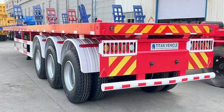 12 Metre 3 Axle Flatbed Truck Trailer for Sale Price