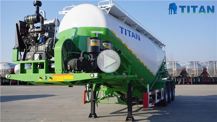 Tri Axle Cement Bulker Truck Trailer Price for Sale | Cement Bulker Capacity 60/70 Tons in Uruguay