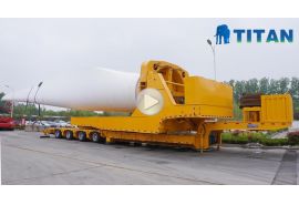 Different types of wind blade trailer