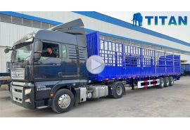 Cargo Fence Semi Trailer with Air Suspension