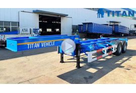 20 FT gooseneck container chassis