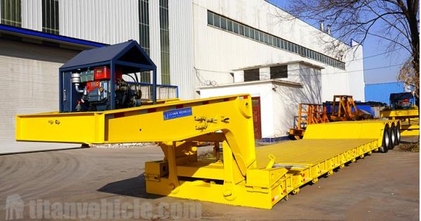 Removable Gooseneck Trailer - 60ton Removable Gooseneck Trailer Technology