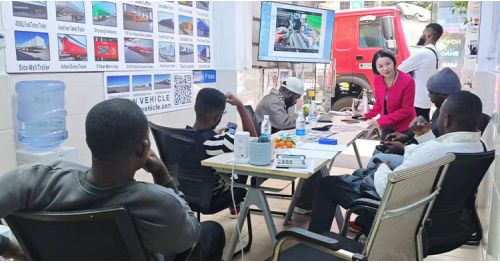 Tanzania Customers Came to Titan to Buy Used Howo Tractor Truck
