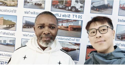 Guyana Customer Visit TITAN to Buy Bitumen Tanker Trailer