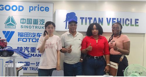 Tanzanian Customers Come to Titan to Buy Flatbed Truck Trailer