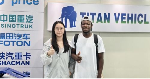 Customers from Ivory Coast visited TITAN to Buy Low Bed Trailer