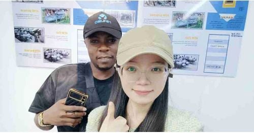 Ghanaian Customers Visited Titan and Purchased Aluminum Tanker Trailer