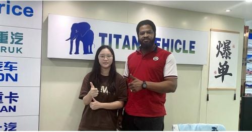 Congo Customer Visit TITAN to Buy 3 Units of Flatbed Truck Trailers