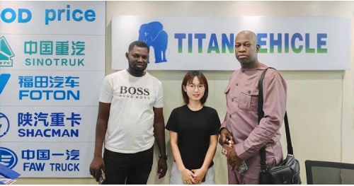 Customers from Sierra Leone Visit TITAN to Buy Fence Semi Trailers