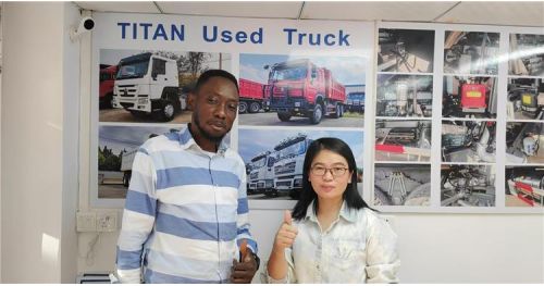 Guyana Customer Visit TITAN for 5 Axle Flatbed Trailer