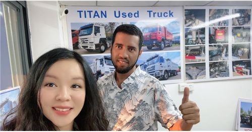 Senegal Customer Visit TITAN for 4 Axle Dump Trailer