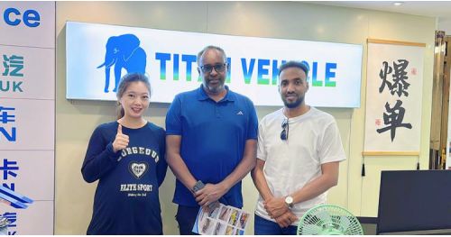 Namibian Customers visit TITAN to Buy Lowbed Trailer