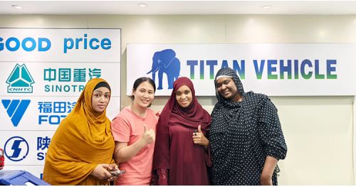 Sudan Customers Came to Titan to Buy Bulk Cement Tanker Trailer