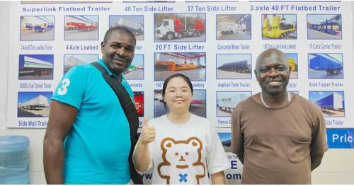 Zambia Customers Come to Titan Vehicle to Buy Aluminum Tanker Trailers