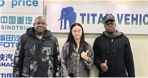 Congo Customers Came To TITAN Bought 60 Ton Low Bed Trailer Again