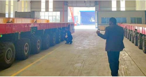 Pakistani Customers Visit TITAN to Buy SPMT Trailer