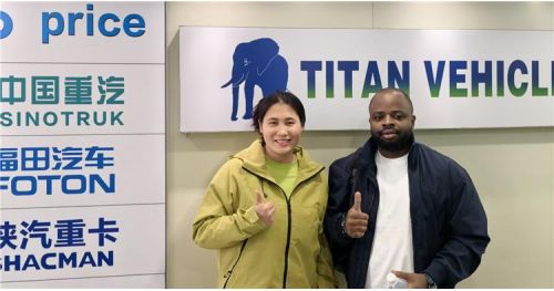 Ghana Customer Visited Titan To Order A 3 Axle Removable Gooseneck Trailer