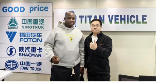 Ghanaian Customer Visit TITAN to Buy 4 Axle Flatbed Trailer