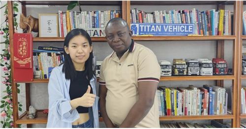 Mali Customers Visited and Purchased 4 Axle Fuel Tanker Trailer