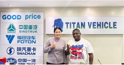 Senegalese Customer Visited and Purchased Lowbed Trailer Truck