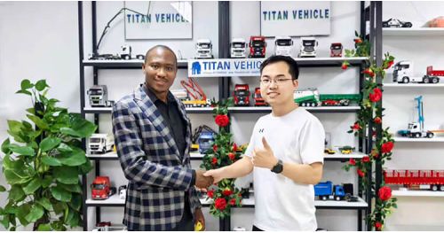 Nigerian Customer Visited and Purchased 3 Axle Low Loaders from Our Company