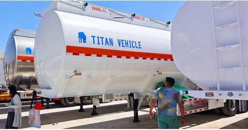 Ghanaian Customers Visited and Ordered Our Fuel Tanker Trailer