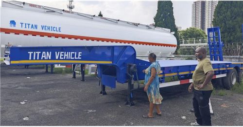 Kenya Customer Visits TITAN to Purchase TITAN 4 Axle Low Loader Trailer