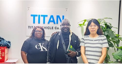 Tanzanian Client Visits Titan and Purchases 3 Axle Lowbed Trailer