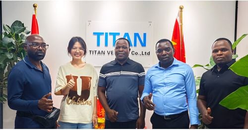 Ugandan Client Visited Titan and Purchased Flat Bed Semi Trailer