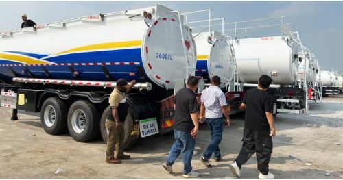 45000 Liters Diesel Tanker Trailer for Sale in Mali