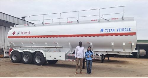 A Client from the Congo Visited TITAN to Buy Petrol Tanker Trailer