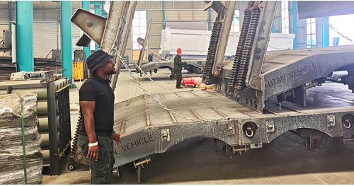 Guinean Customers Visited Titan and Purchased Lowbed Trailers