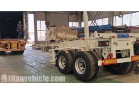 20Ft Container Chassis Trailer will be sent to Uganda on Nov 19th 