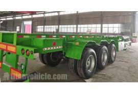 3 Axle 40Ft Container Chassis Trailer for Sale In Guinea Gnbty
