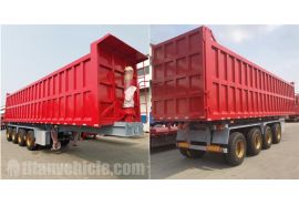 4 Axle 40CBM Tipper Trailer will be sent to Malawi