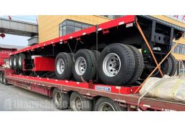 3 Axle Flat Bed 45 Ft Trailers will be sent to Cameroon