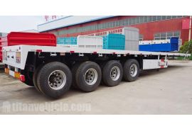 4 Axle 48Ft Flatbed Trailer will be sent to Botswana
