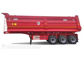 Tri Axle 80 Ton Semi Dump Truck Trailer will be sent to Malawi