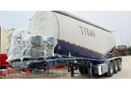 38CBM Bulk Cement Tank Truck Trailer will be sent to Ghana
