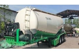 3 Axle Cement Bulker Tanker Trailer will be sent to Ghana